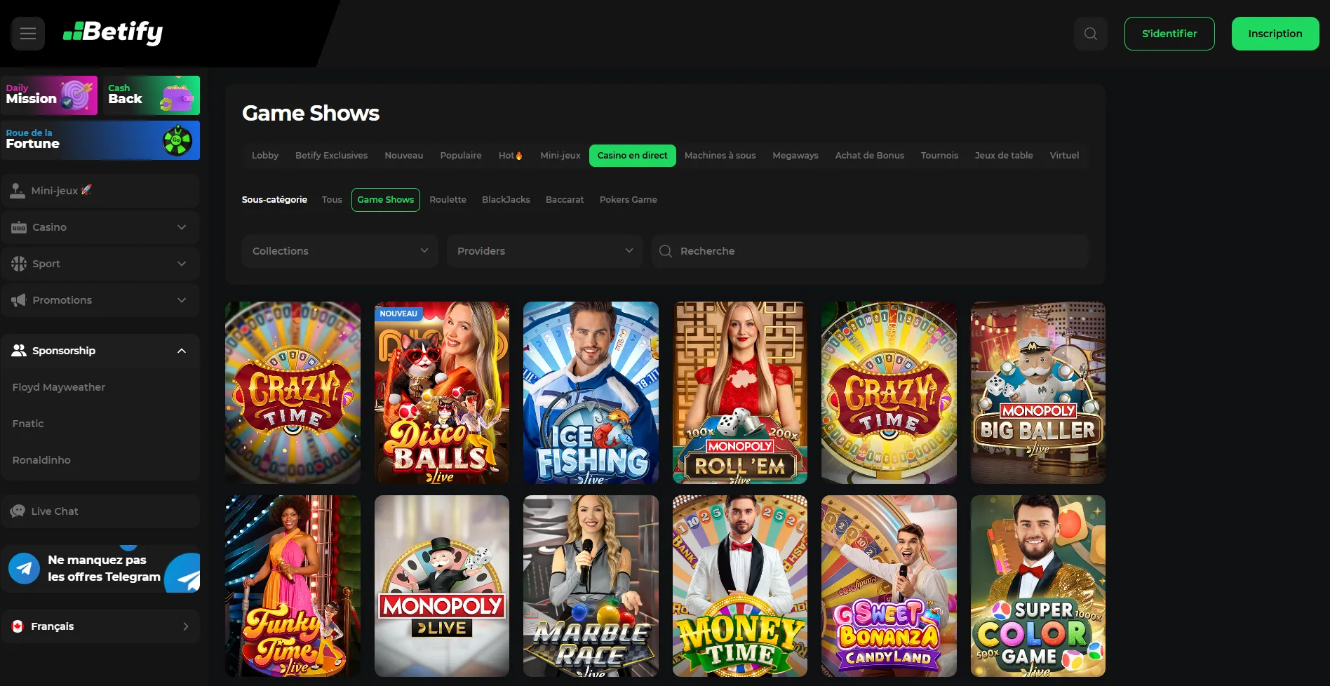Betify Online Casino – expérience de jeu en ligne